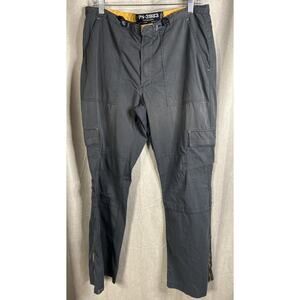 PS-3983 Periscope Brand Cargo Pants Size 13 - Gray Cotton/Nylon Blend